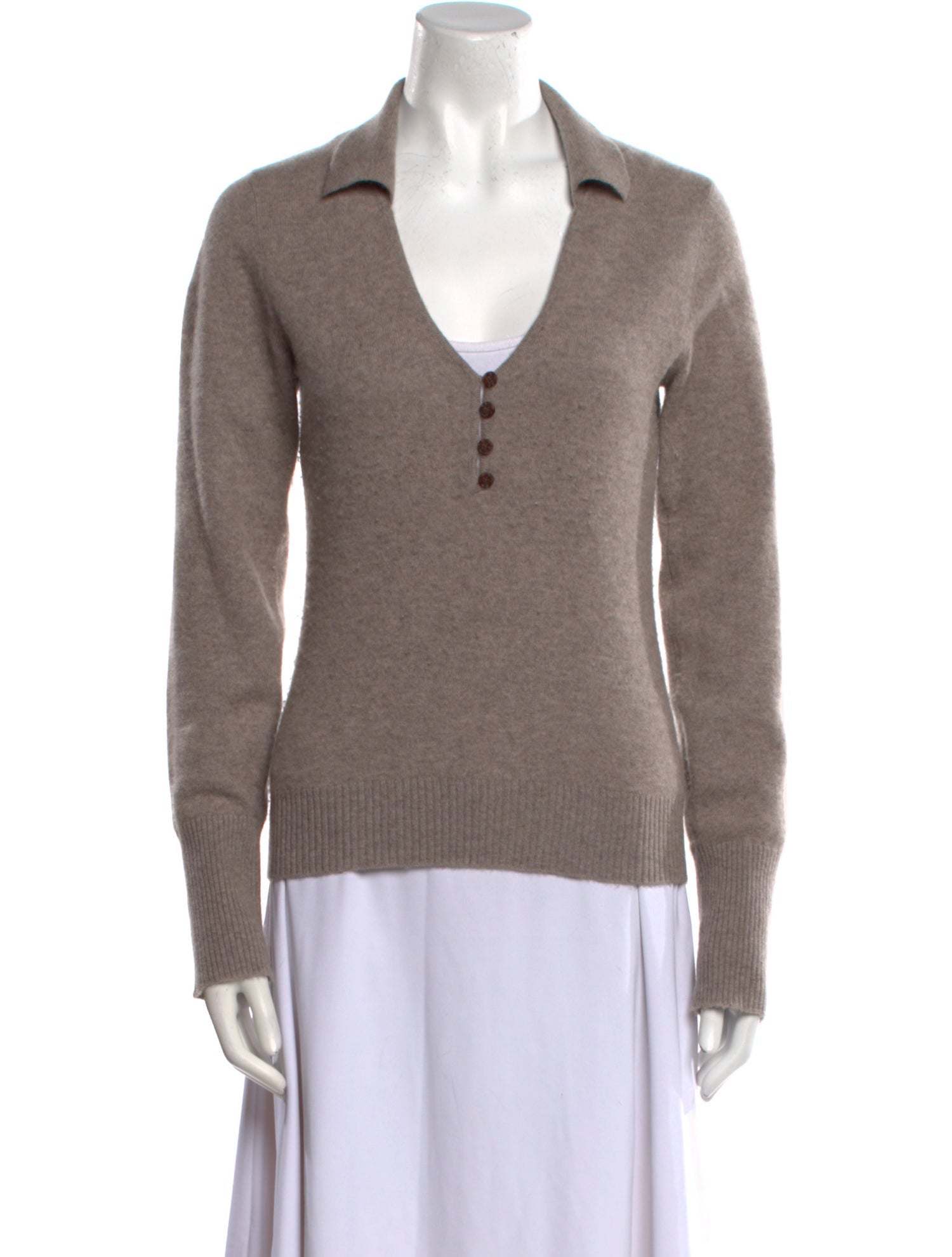 Naadam Cashmere V-Neck Sweater