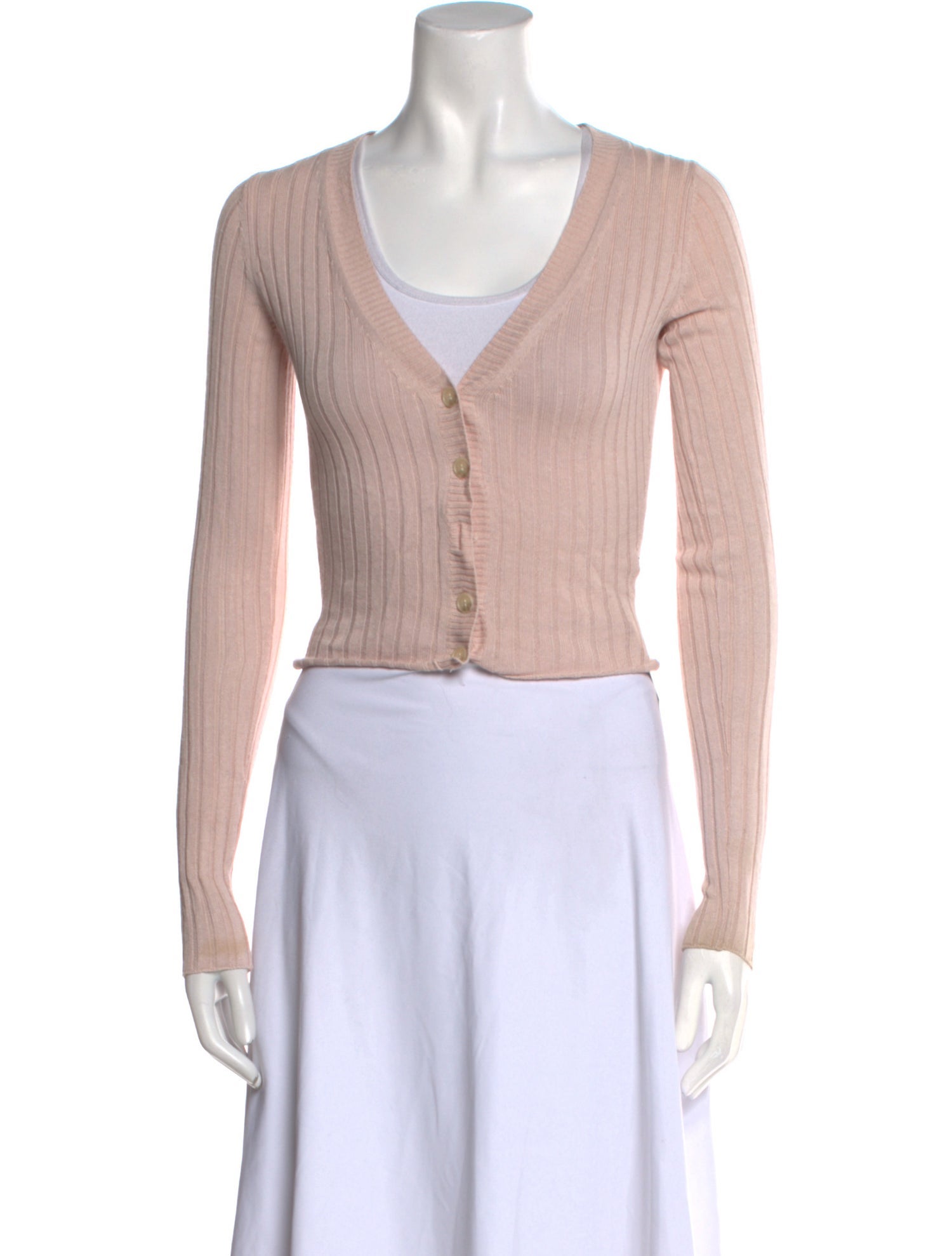 Naadam Silk V-Neck Sweater