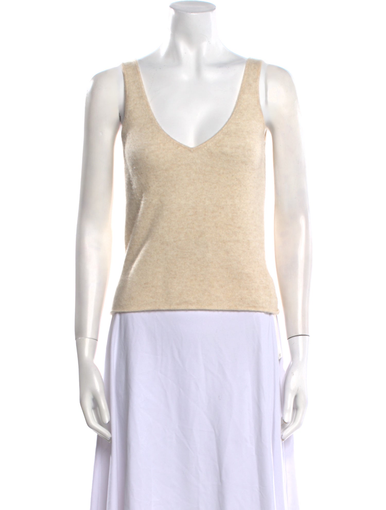 Naadam Cashmere V-Neck Top