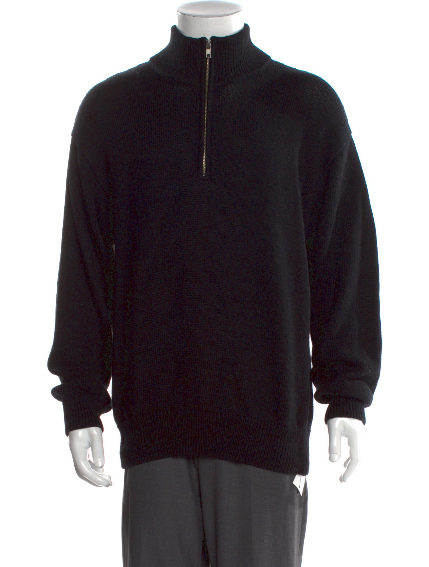 Naadam Mock Neck Long Sleeve Pullover