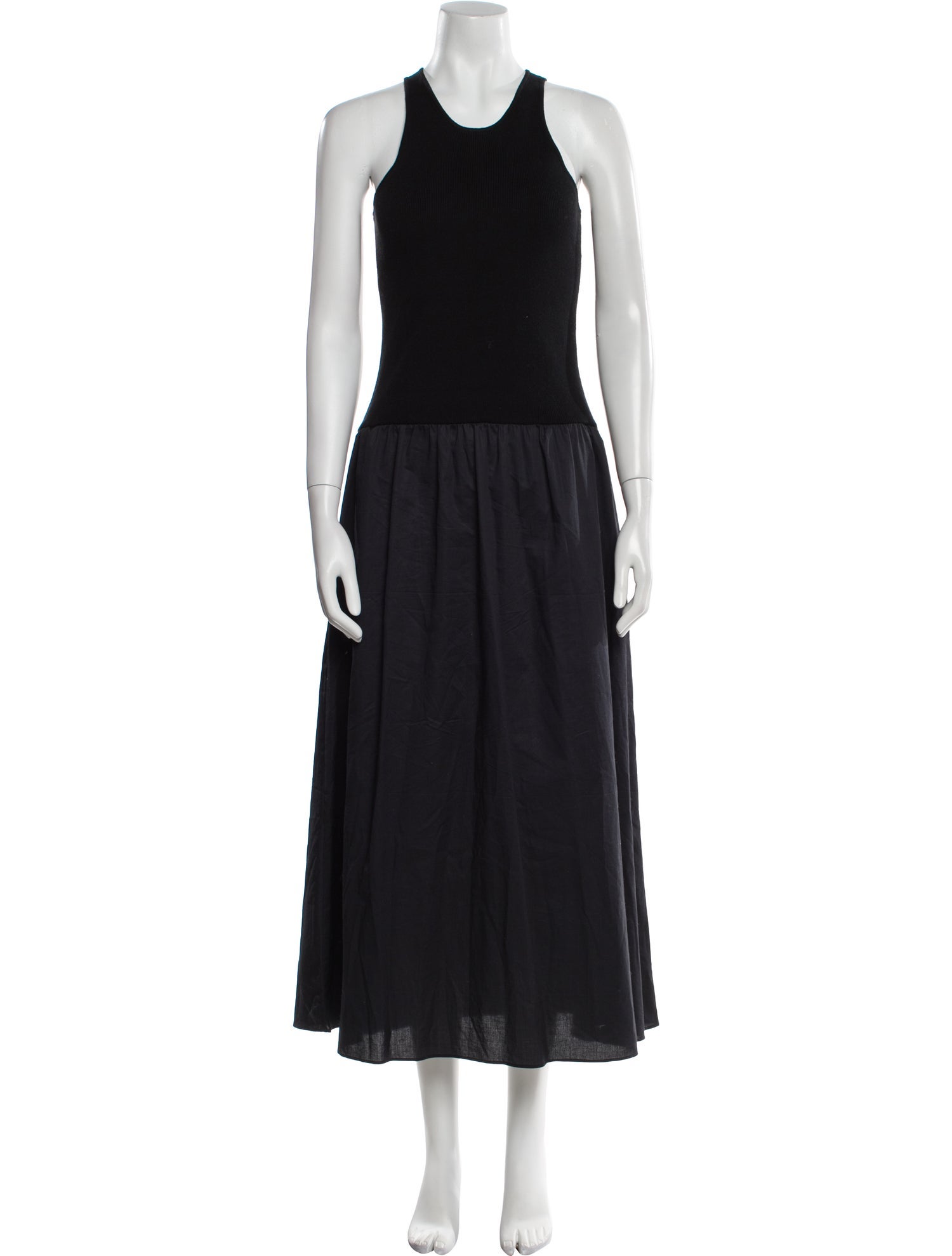 Naadam Scoop Neck Long Dress