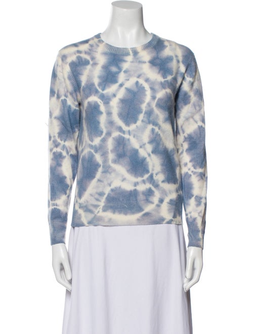 Naadam Cashmere Tie-Dye Print Sweater