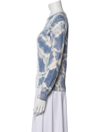 Naadam Cashmere Tie-Dye Print Sweater