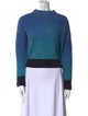 Naadam Wool Colorblock Pattern Sweater