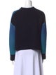 Naadam Wool Colorblock Pattern Sweater