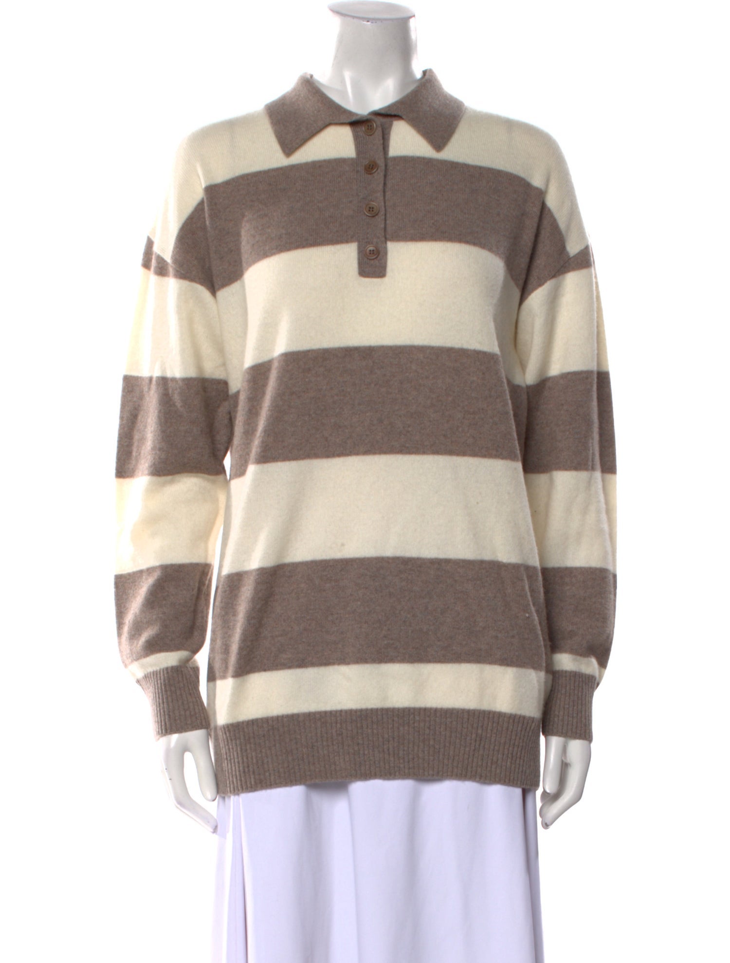 Naadam Cashmere Striped Sweater