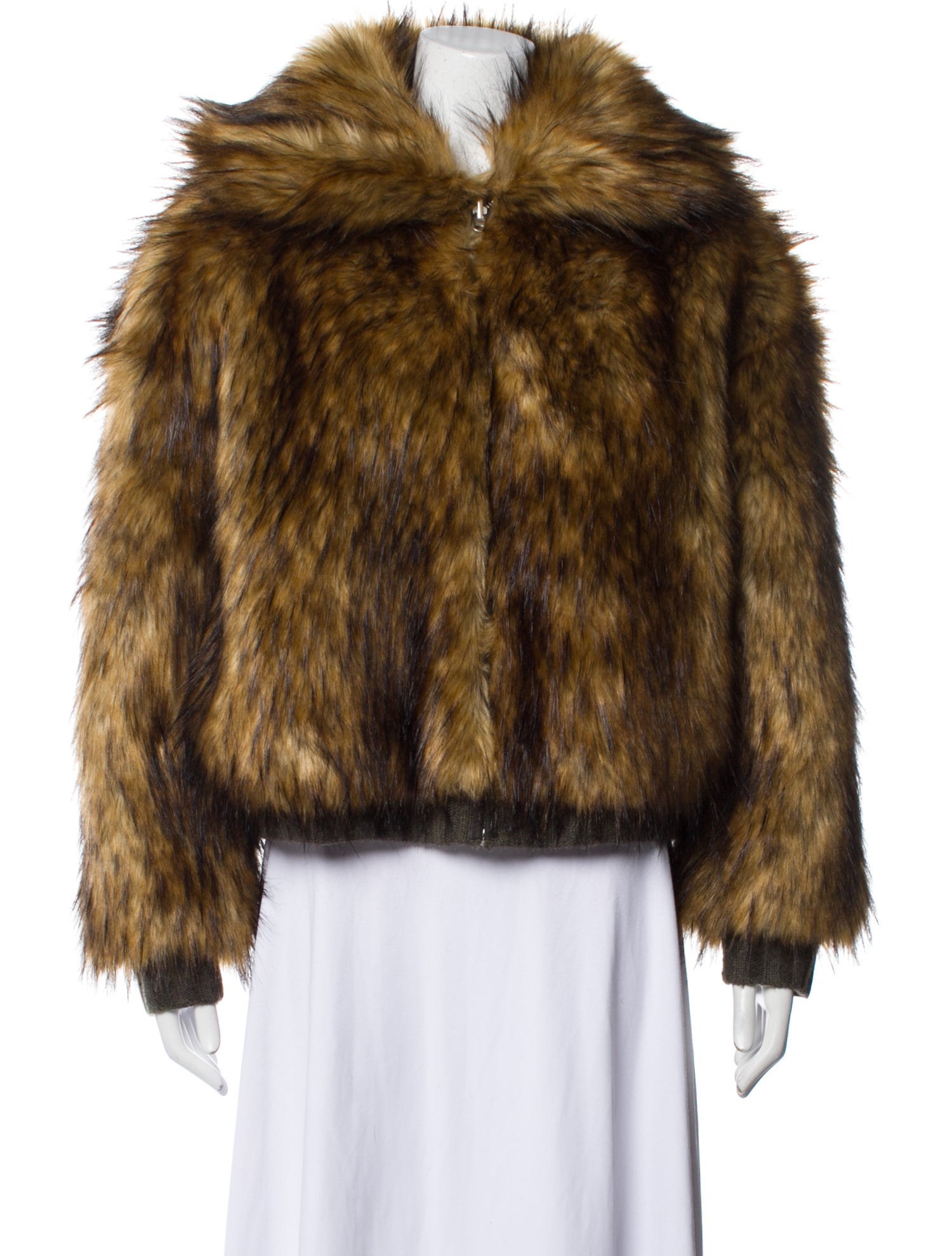 Naadam Wool Faux Fur Jacket w/ Tags