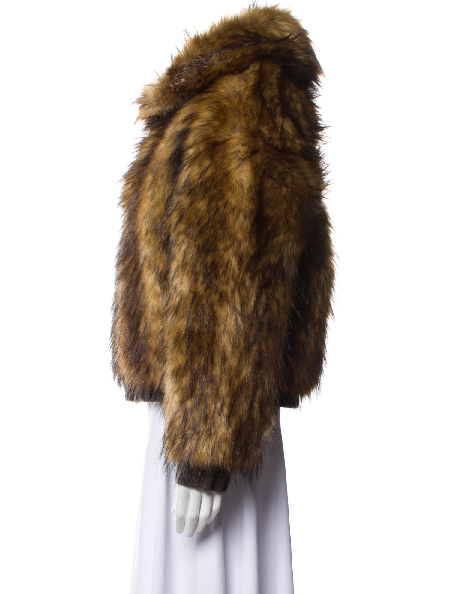 Naadam Wool Faux Fur Jacket w/ Tags