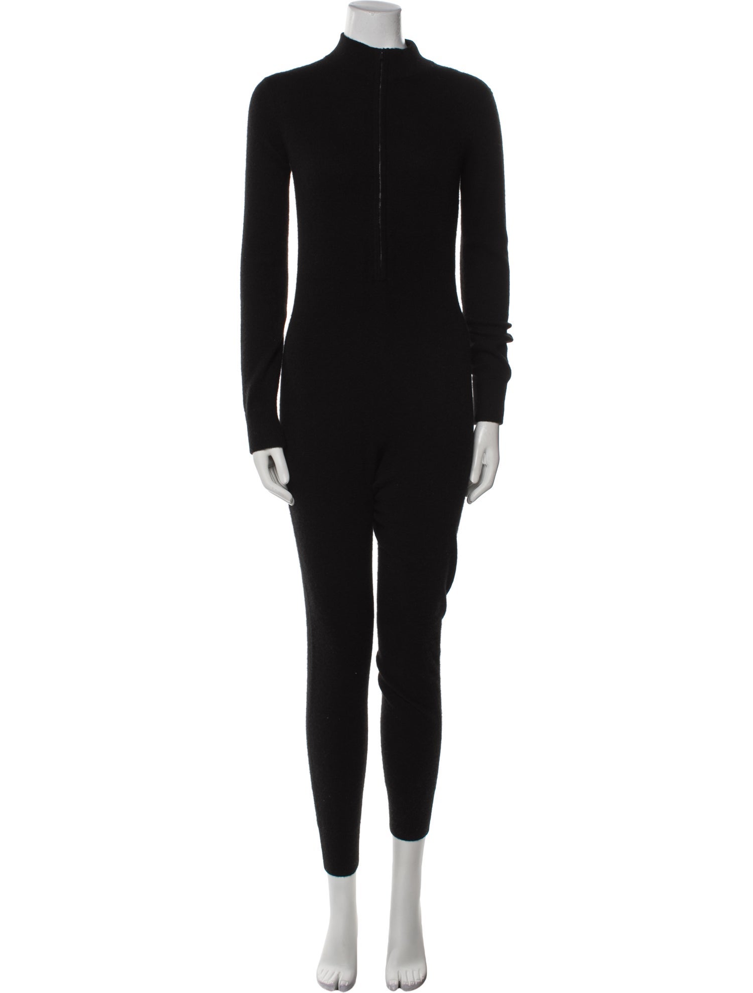 Naadam Cashmere Mock Neck Jumpsuit