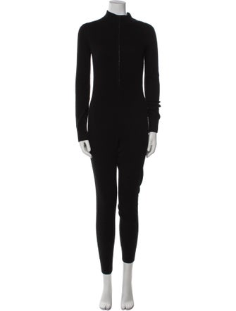 Naadam Cashmere Mock Neck Jumpsuit
