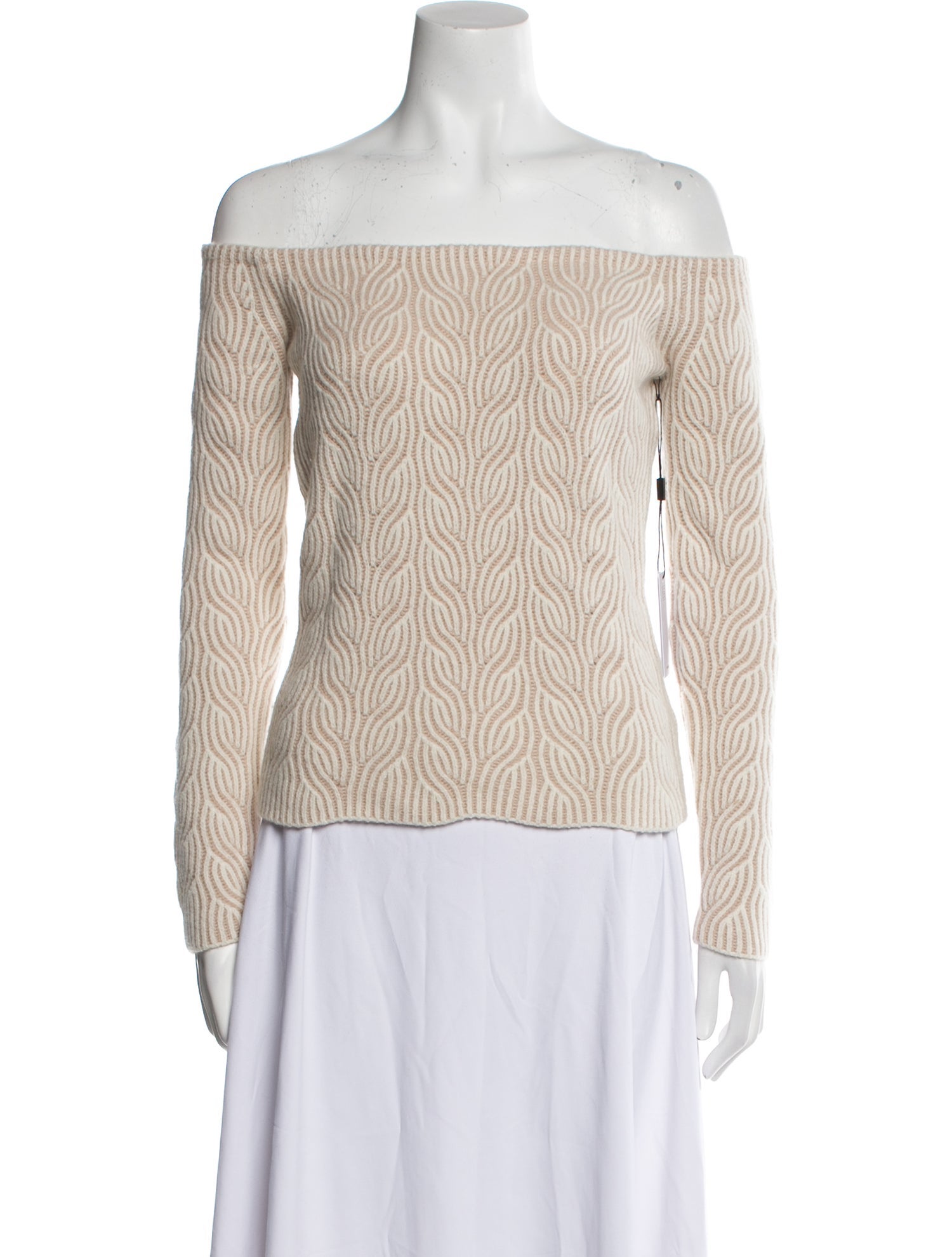 Naadam Wool Off-The-Shoulder Sweater