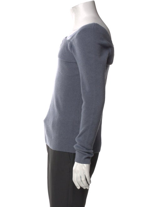 Naadam Wool Asymmetrical Neckline Pullover