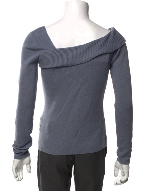Naadam Wool Asymmetrical Neckline Pullover