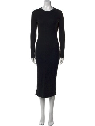 Naadam Crew Neck Midi Length Dress