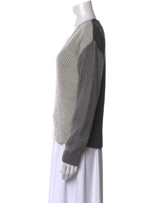 Naadam Wool Colorblock Pattern Sweater