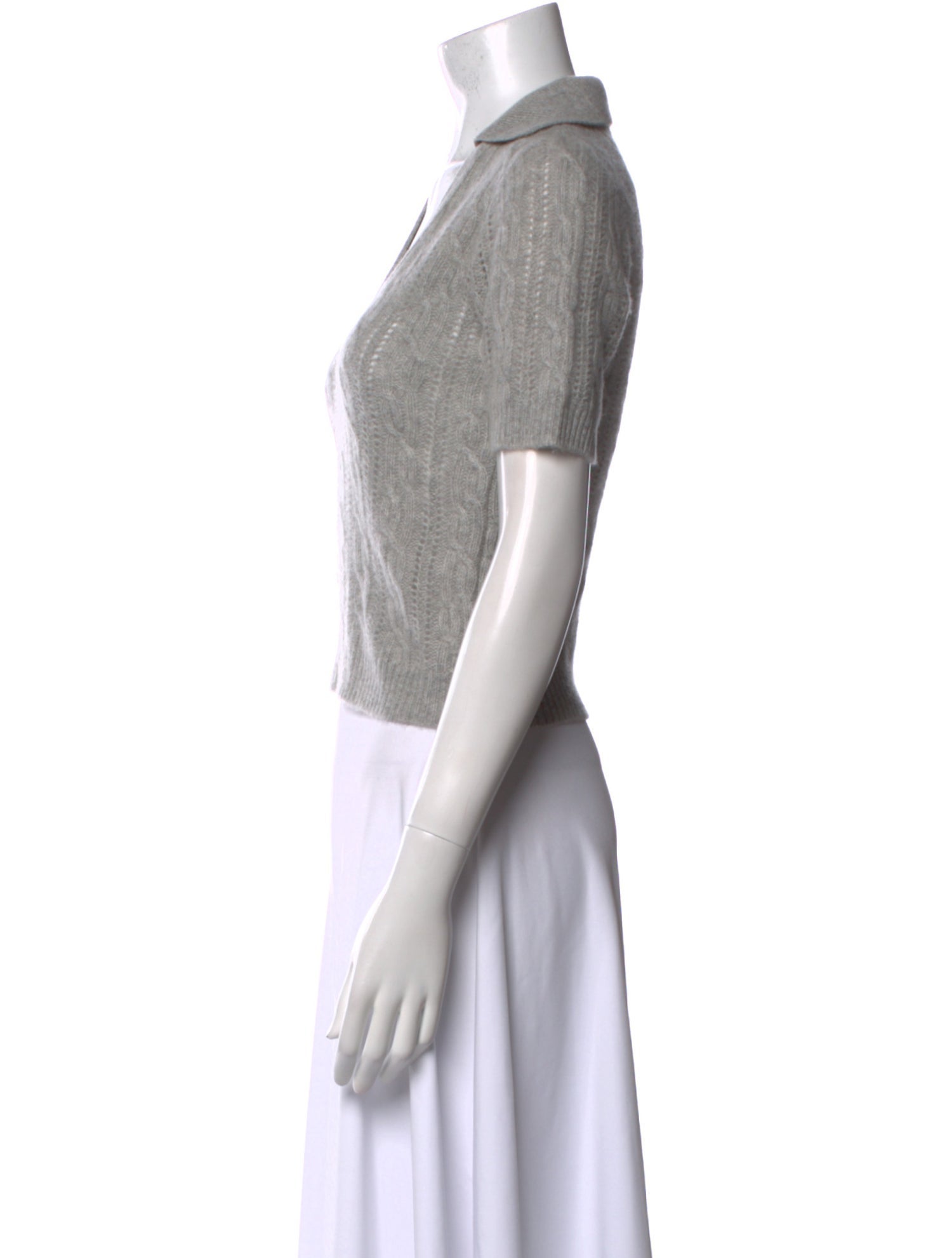 Naadam Cable Knit V-Neck Sweater