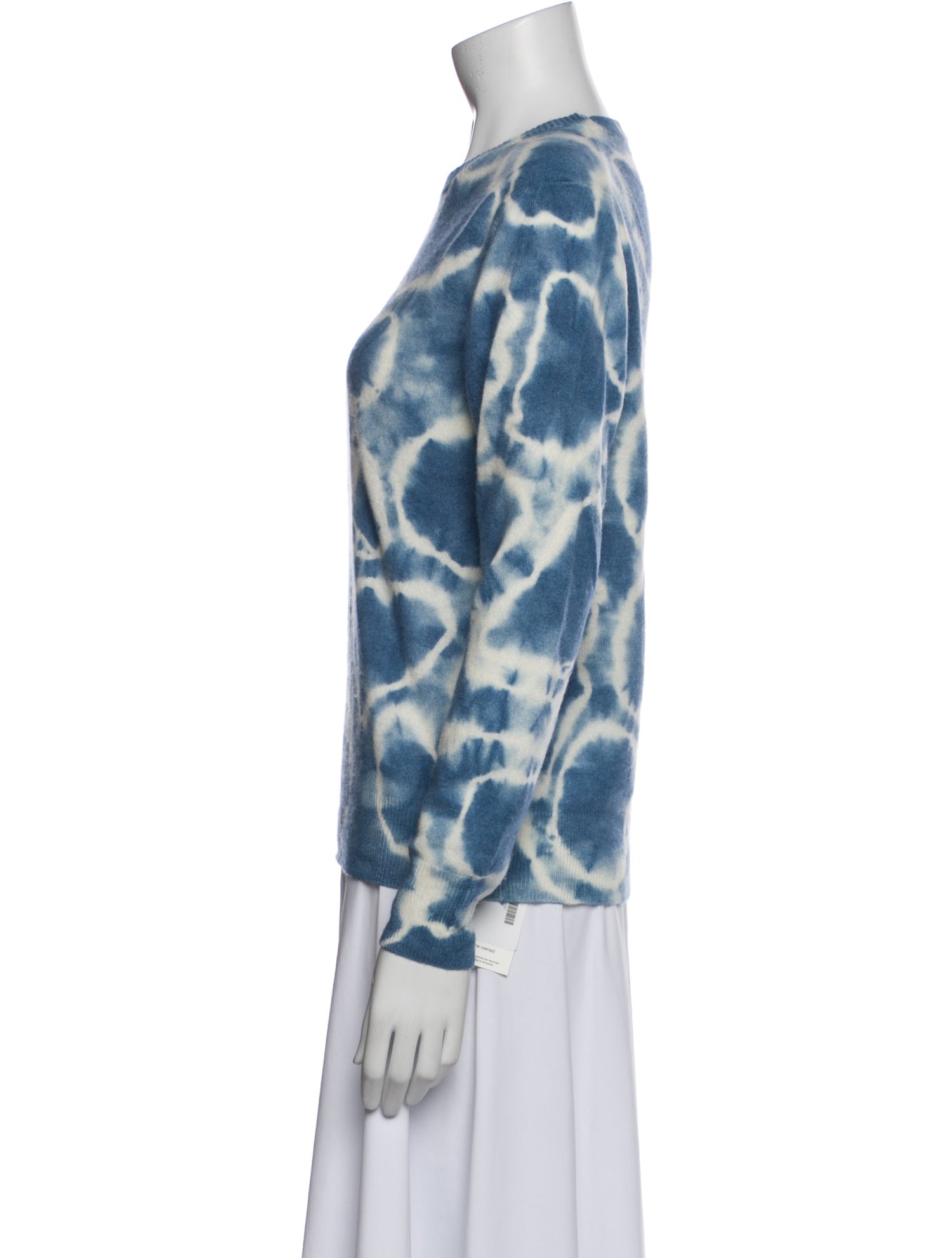 Naadam Cashmere Tie-Dye Print Sweater