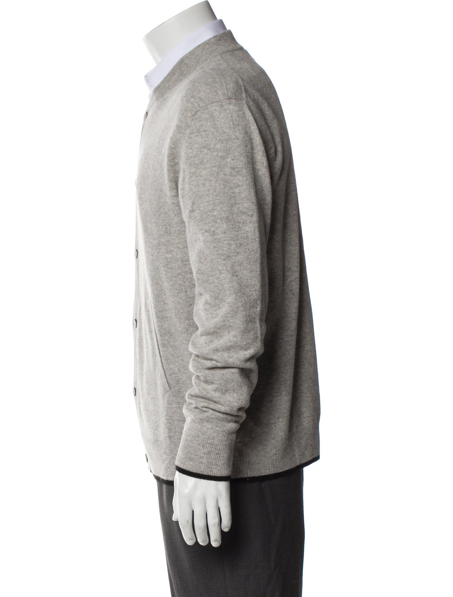 Naadam Mock Neck Long Sleeve Cardigan