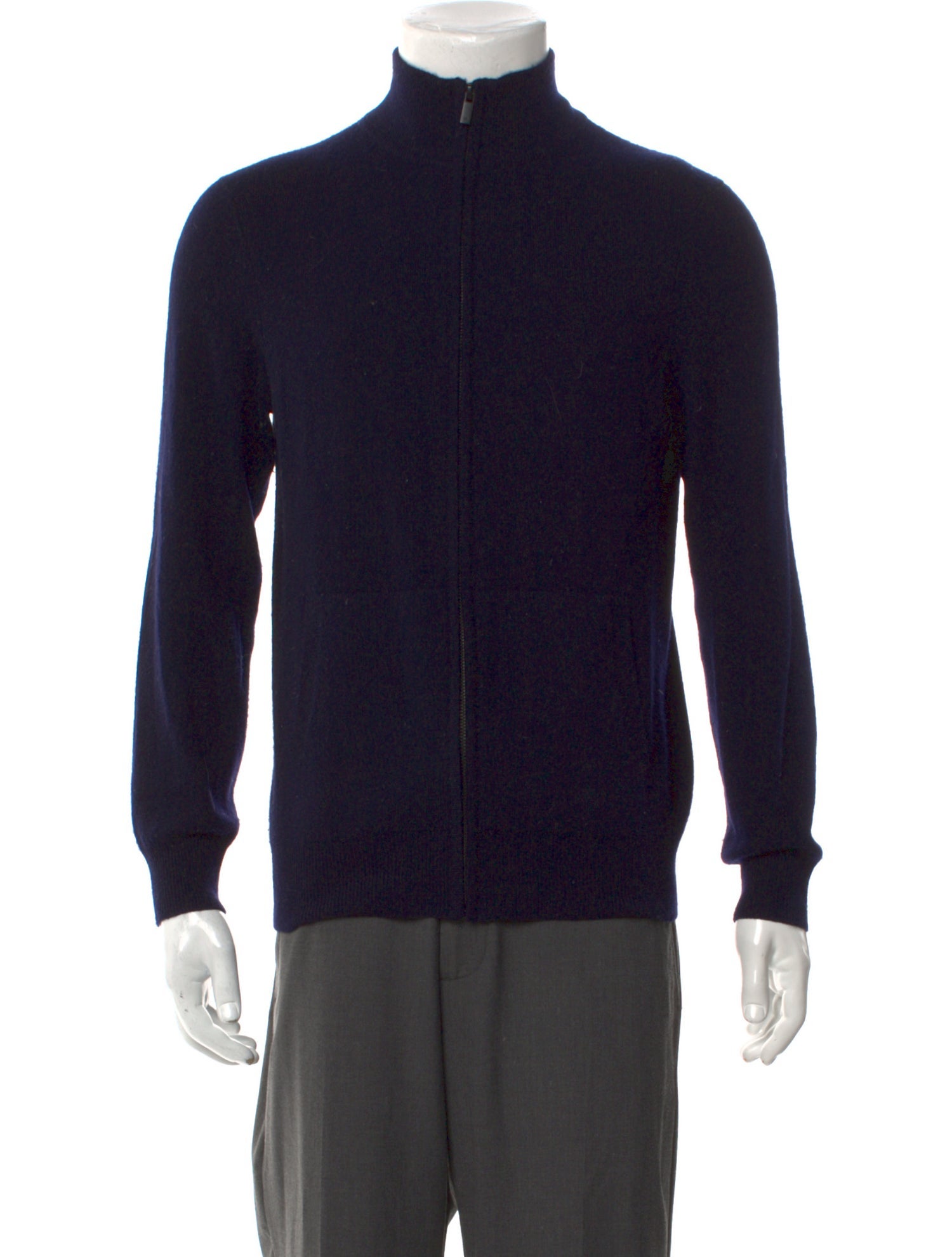 Naadam Cashmere Mock Neck Cardigan