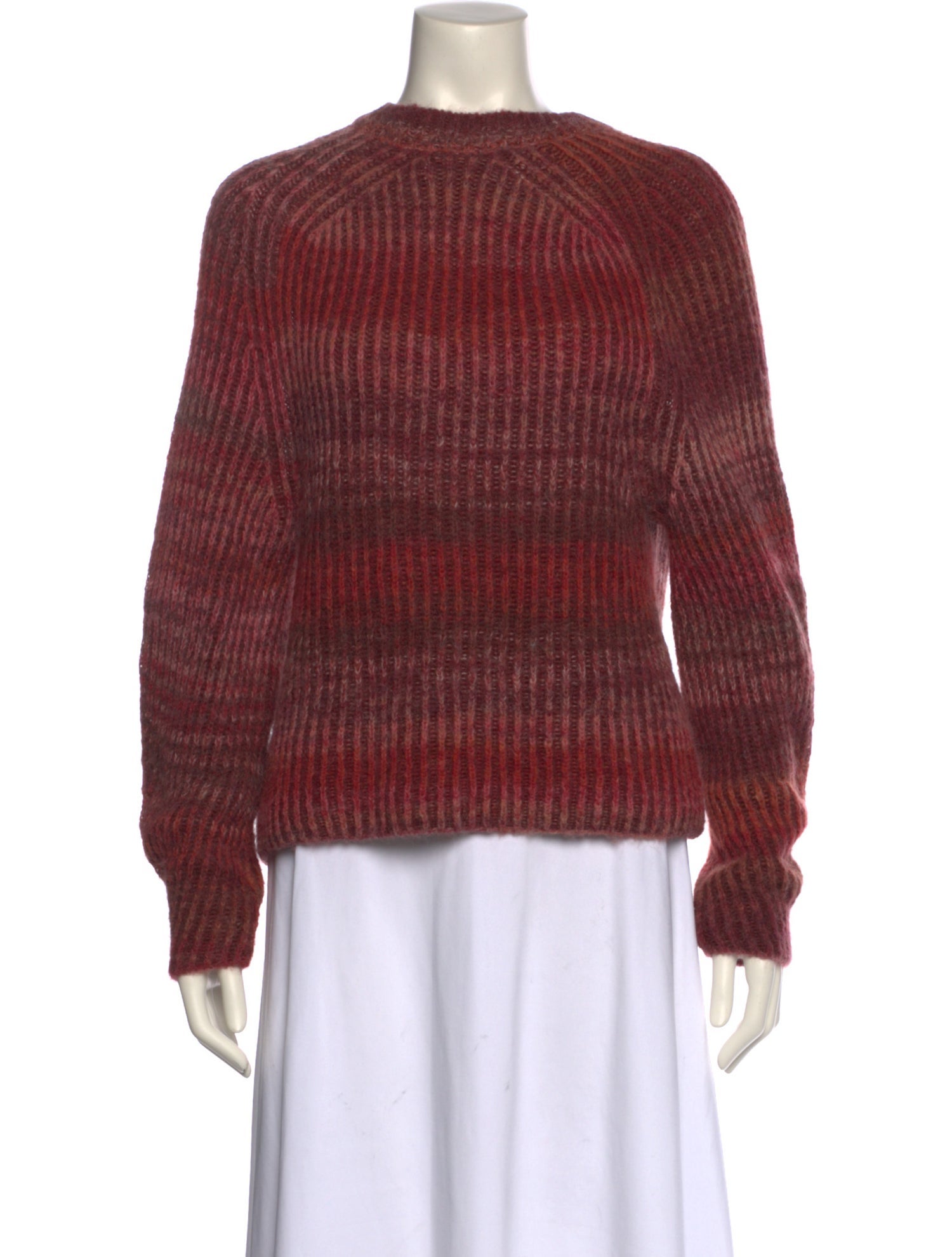 Naadam Striped Crew Neck Sweater