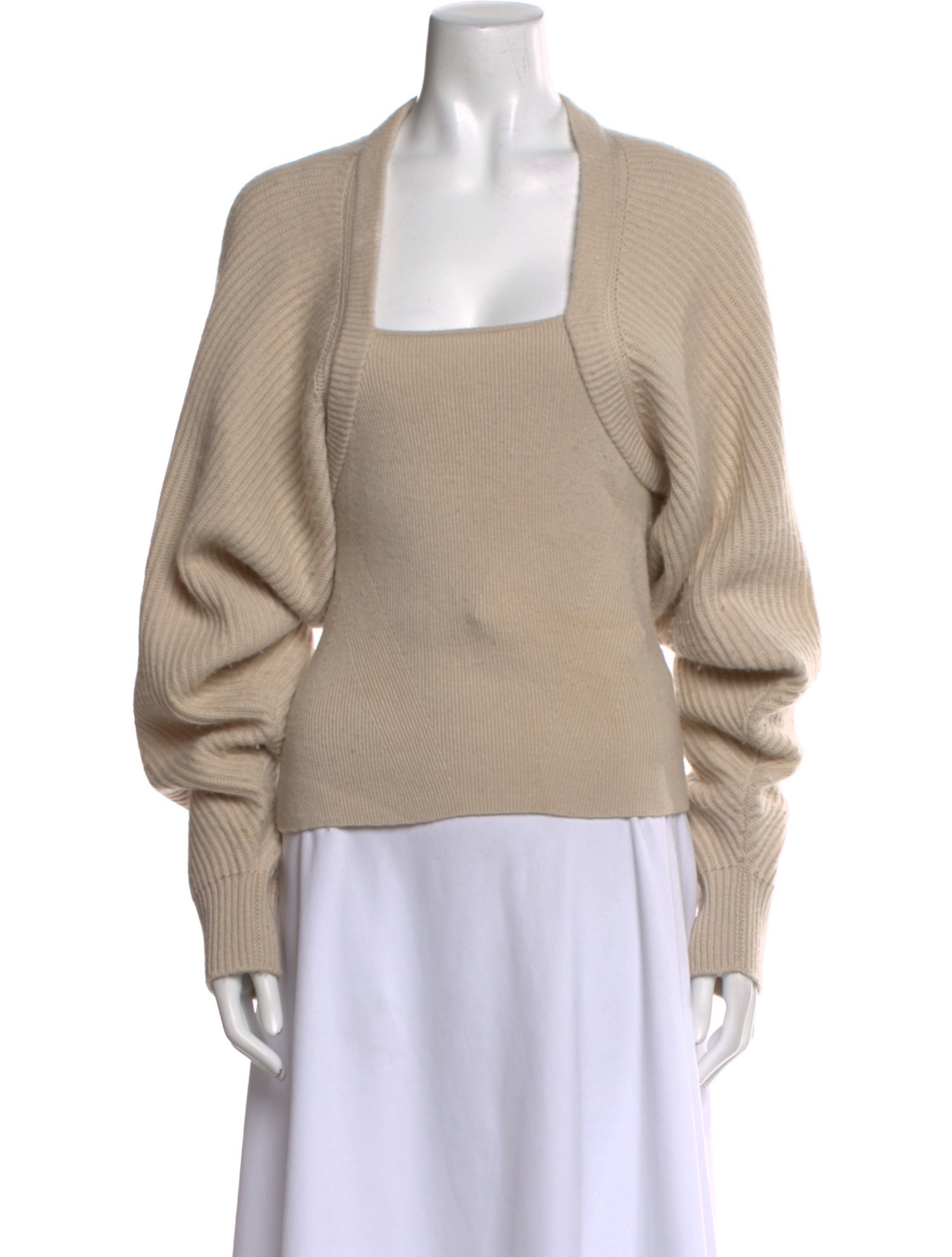 Naadam Wool Square Neckline Sweater