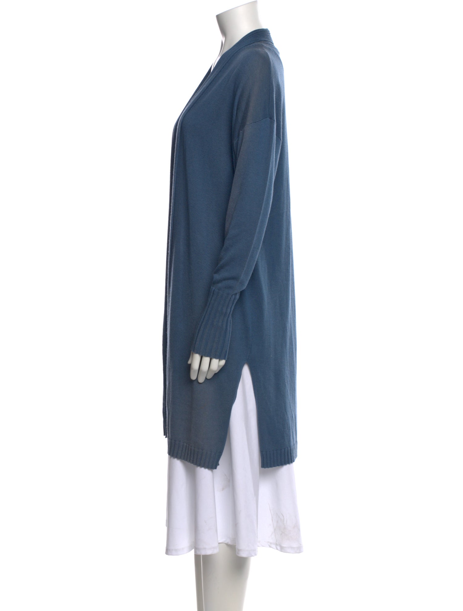 Naadam Silk Open Front Sweater