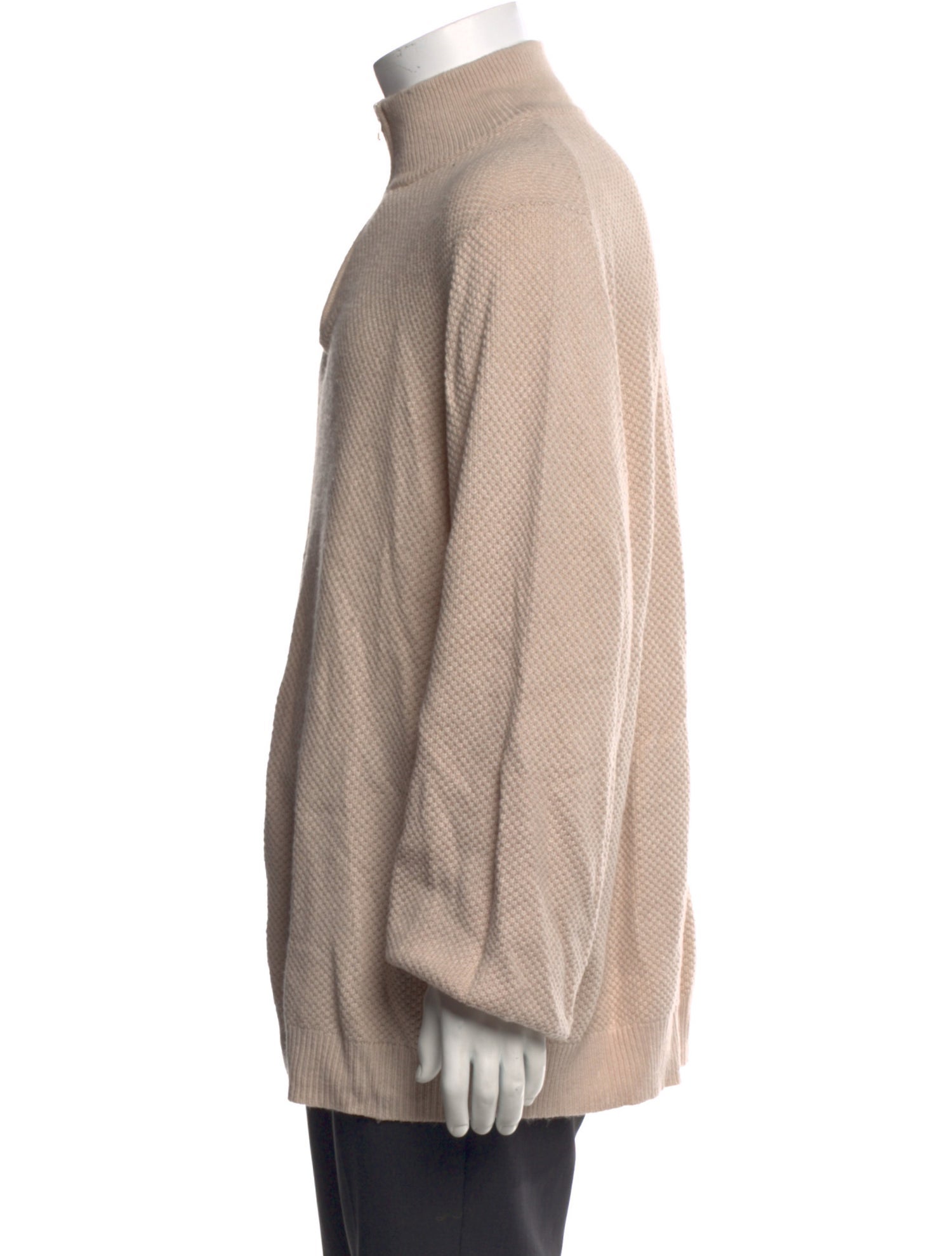 Naadam Mock Neck Long Sleeve Pullover