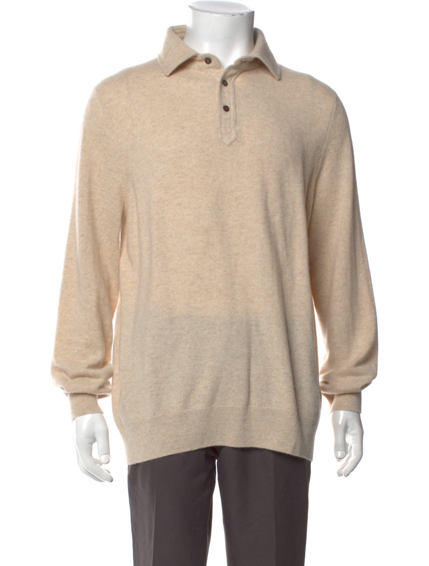 Naadam Cashmere Collar Polo Sweater