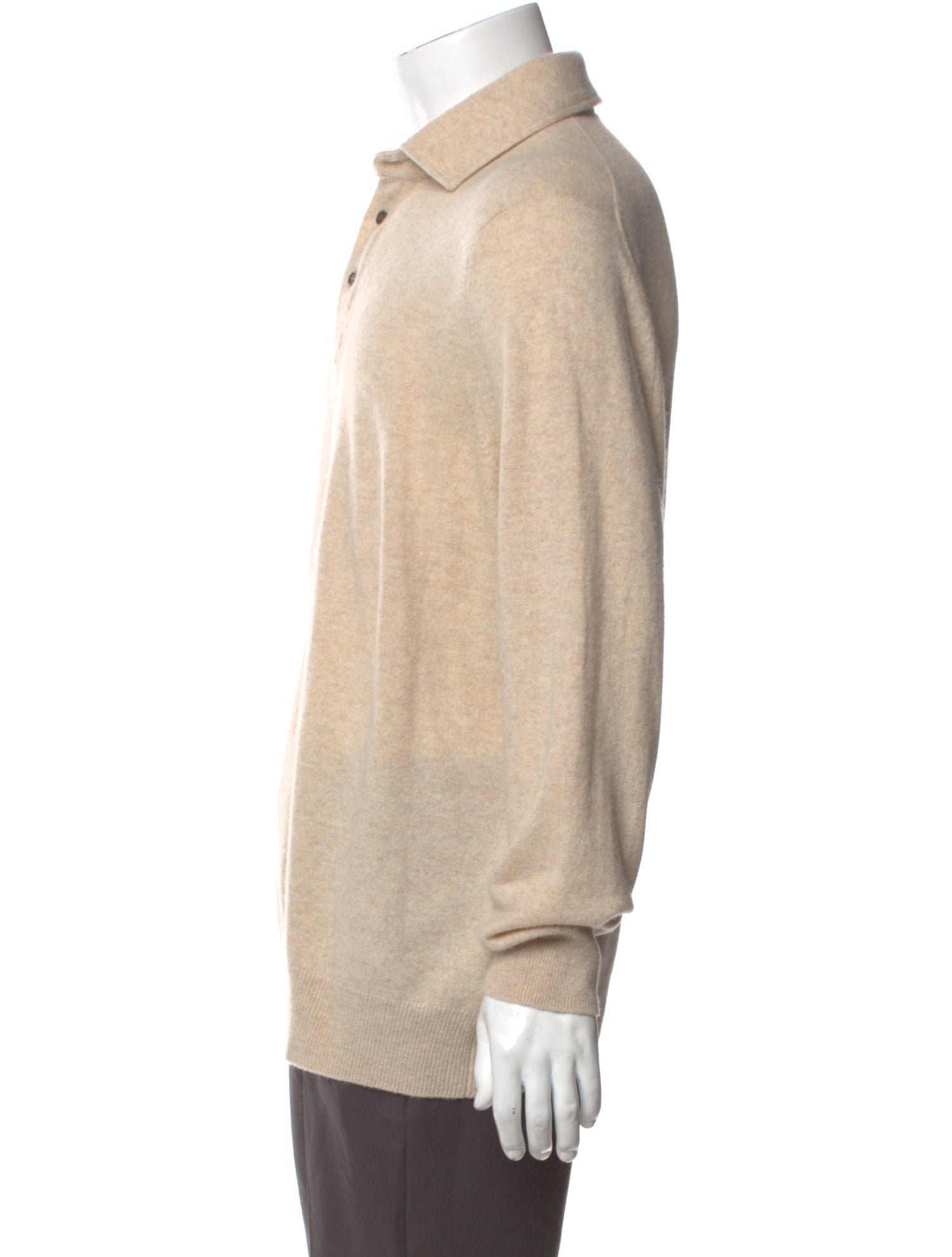 Naadam Cashmere Collar Polo Sweater
