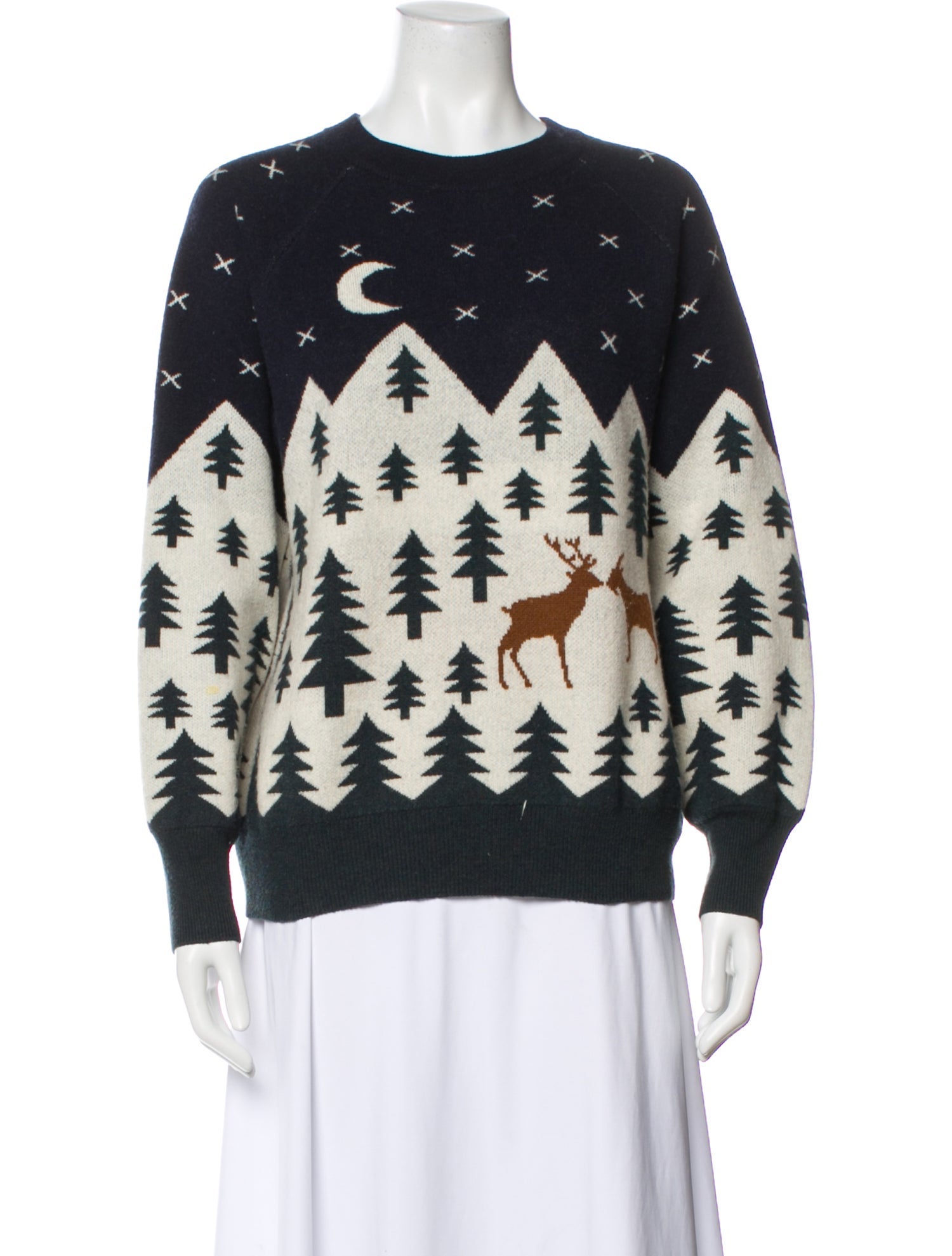 Naadam Cashmere Printed Sweater