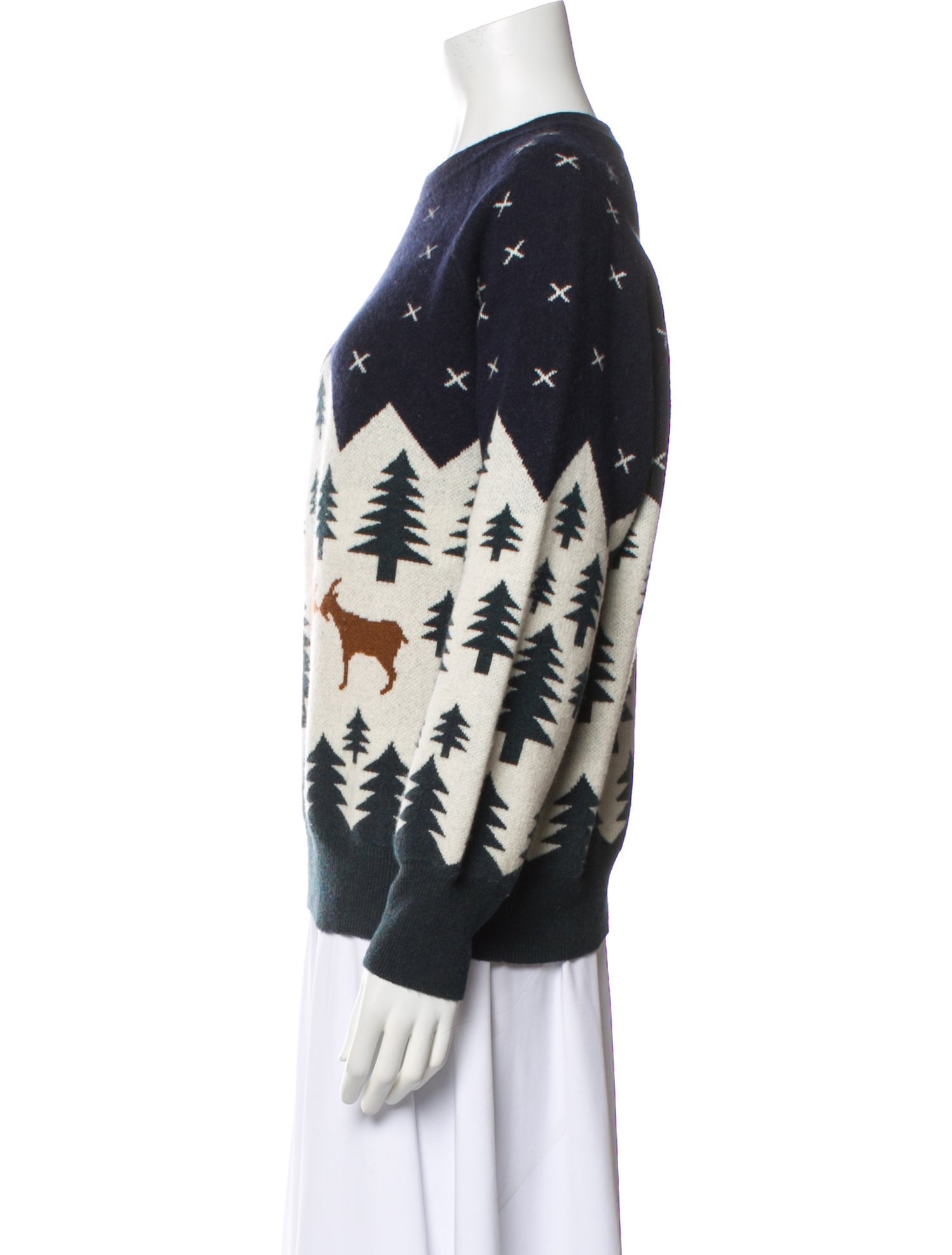 Naadam Cashmere Printed Sweater