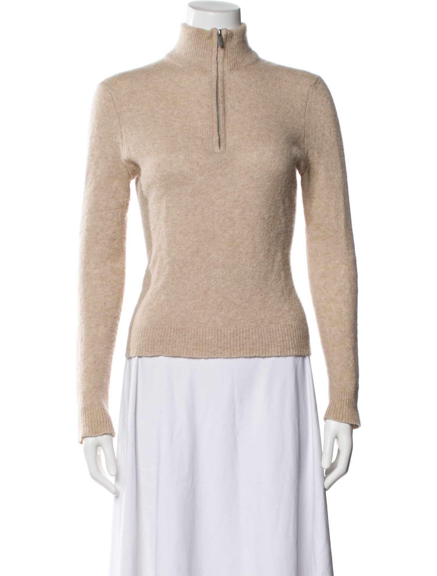 Naadam Silk Mock Neck Sweater