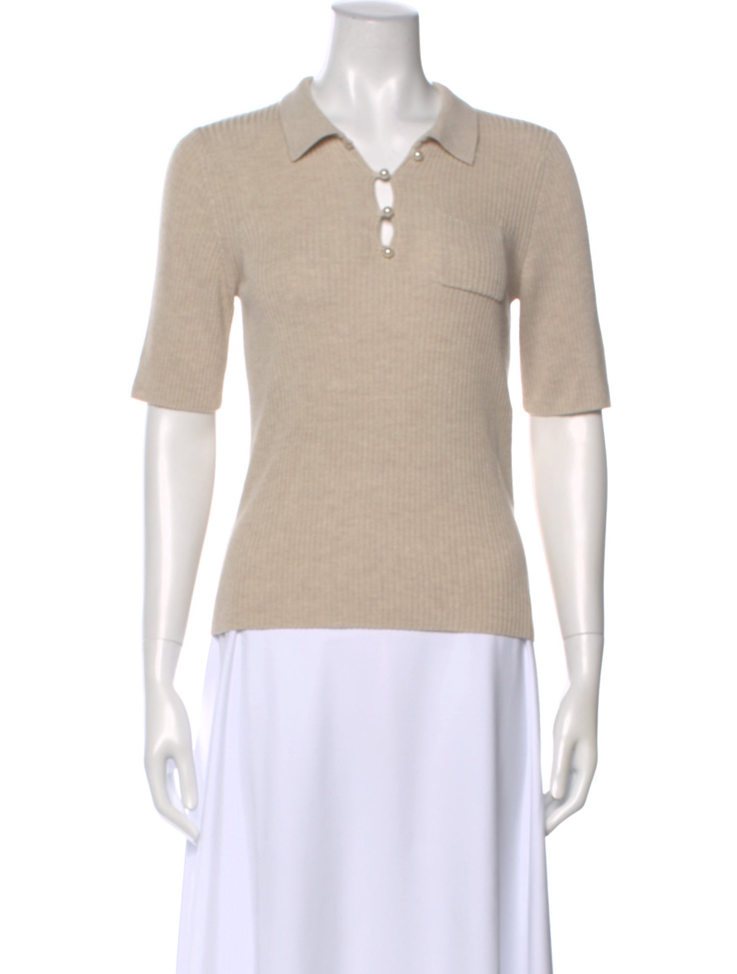 Naadam Silk V-Neck Sweater