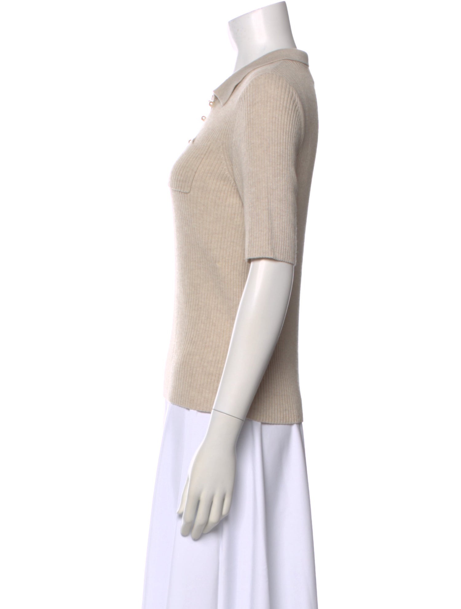 Naadam Silk V-Neck Sweater