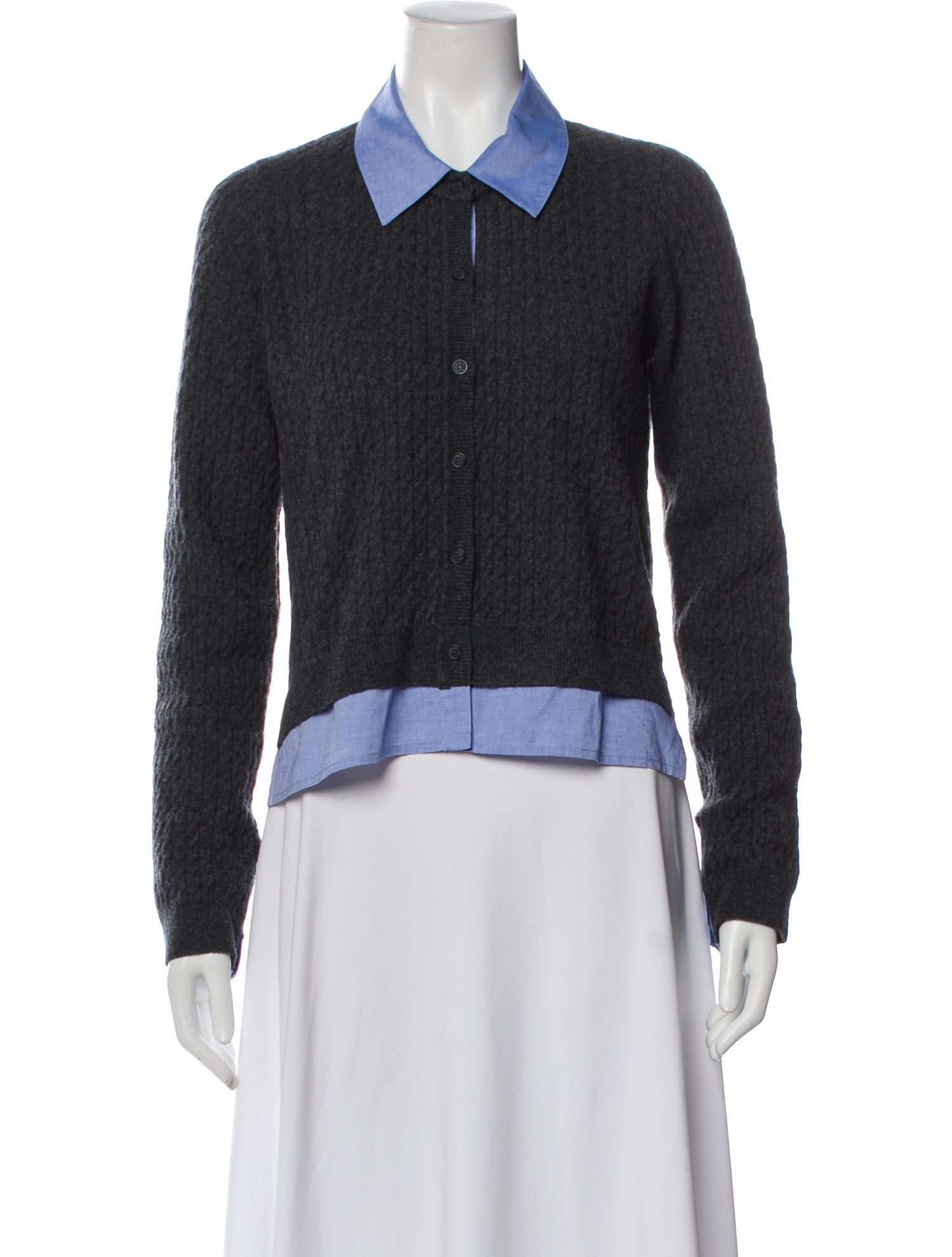 Naadam Wool Colorblock Pattern Sweater