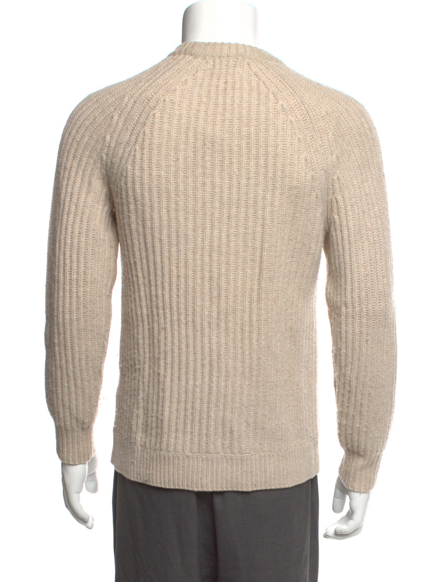 Wool Mock Neck Pullover