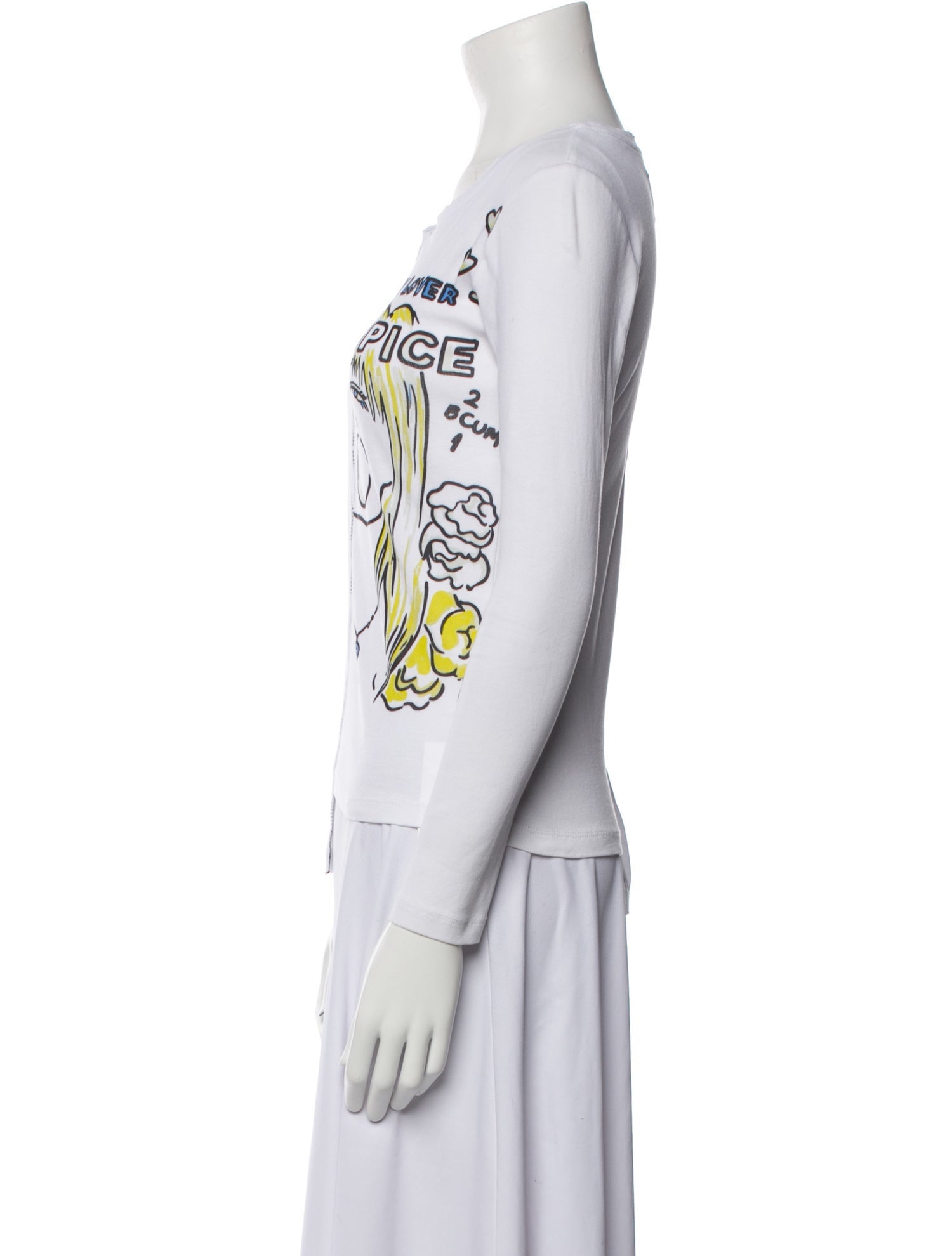 Neith Nyer Graphic Print Scoop Neck T-Shirt