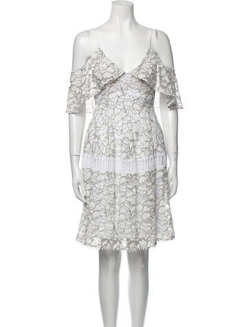 N / Nicholas Dresses Lace Pattern Mini Dress Us2, UK6 | XS