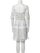N / Nicholas Lace Pattern Mini Dress