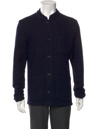 NN07 Wool Mock Neck Cardigan