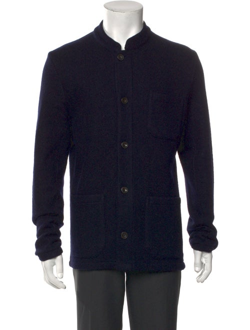 NN07 Wool Mock Neck Cardigan