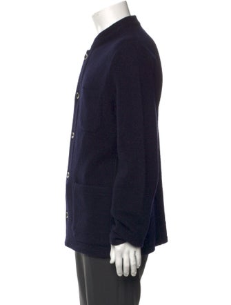 NN07 Wool Mock Neck Cardigan