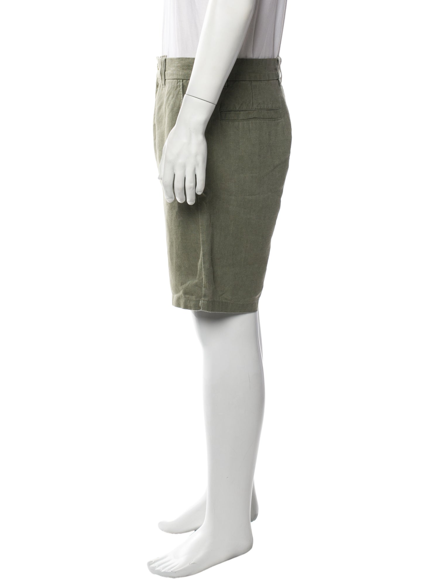 NN07 Linen Flat Front Shorts