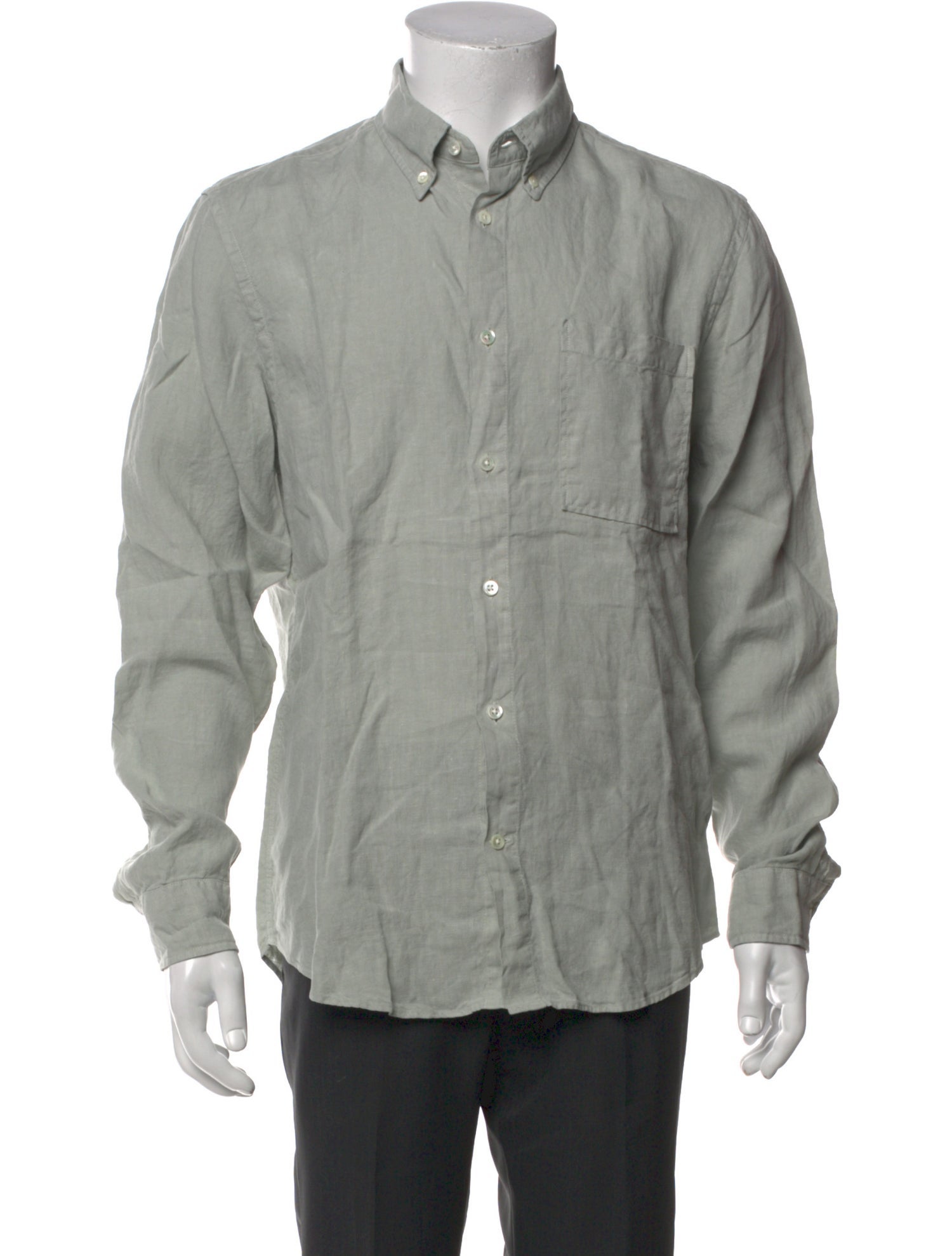 NN07 Linen Long Sleeve Dress Shirt