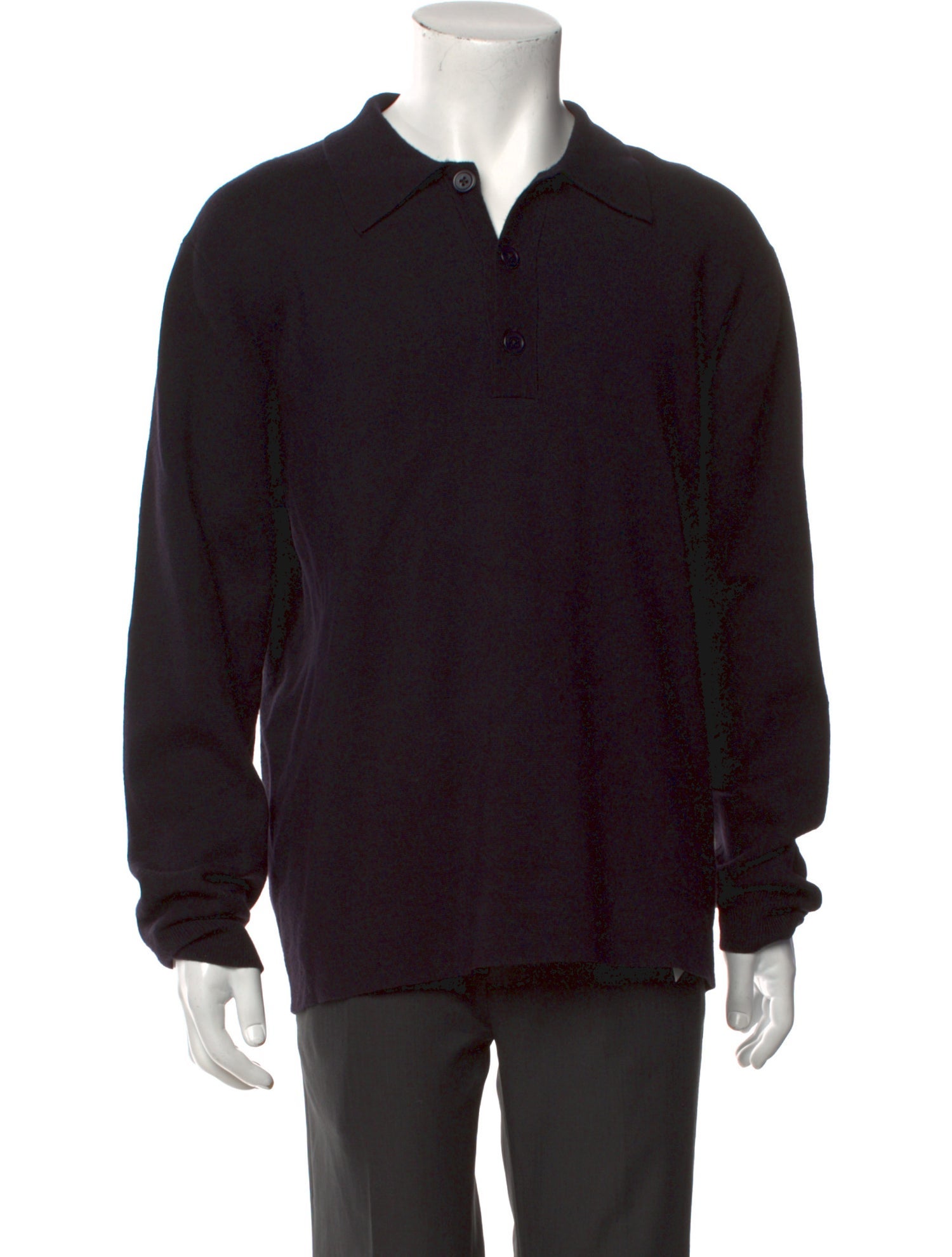 NN07 Collar Long Sleeve Polo Shirt