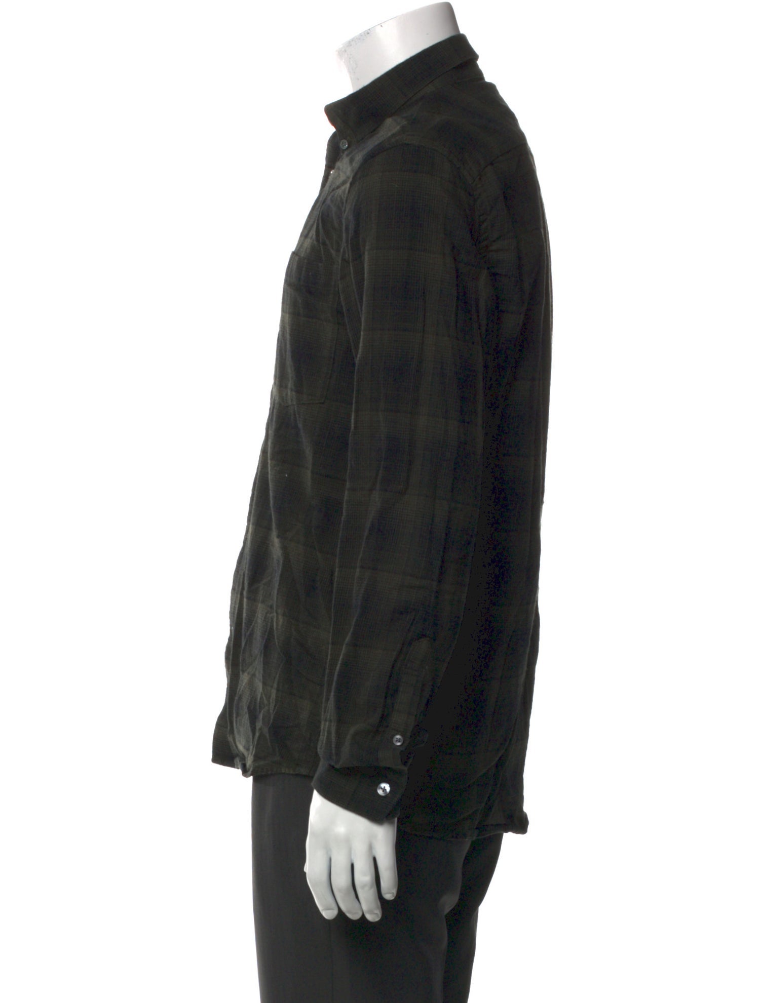 NN07 Plaid Print Long Sleeve Shirt