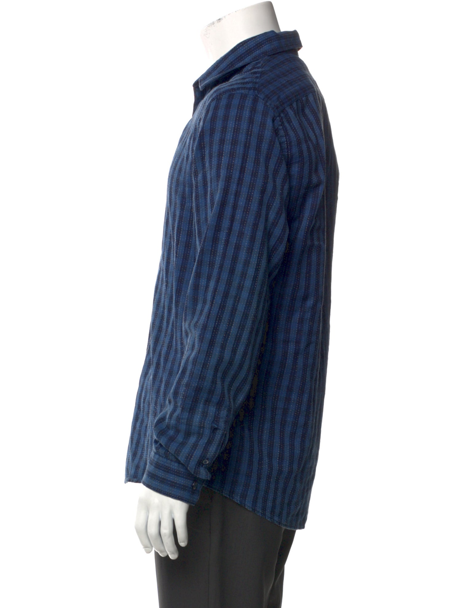 NN07 Plaid Print Long Sleeve Dress Shirt