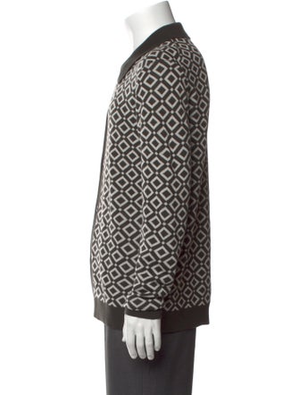 NN07 Printed Collar Cardigan