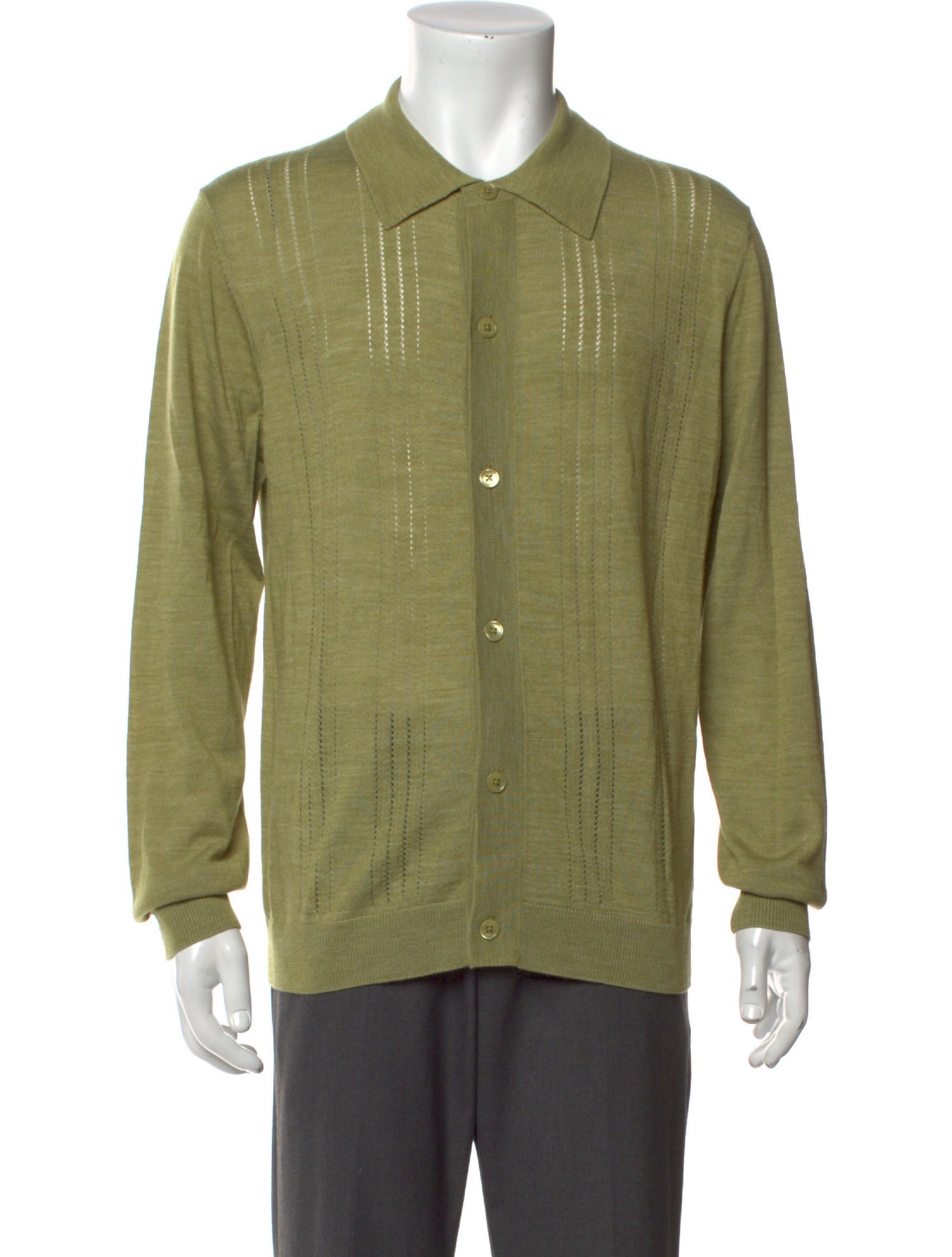 NN07 Collar Long Sleeve Polo Shirt