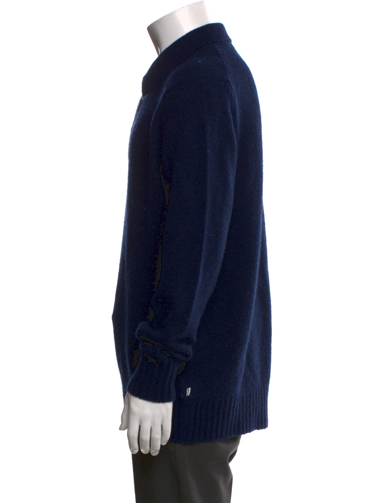 NN07 Merino Wool Collar Polo Sweater